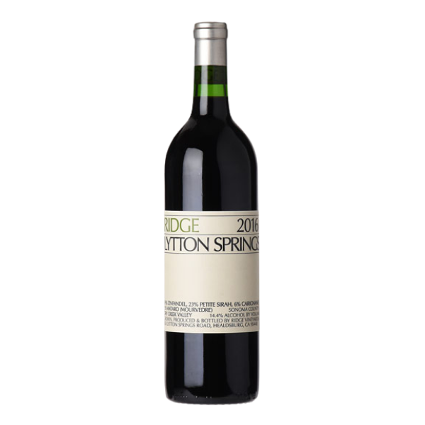 Ridge, Lytton Springs 2016 (75 CL) - Bottle Hero