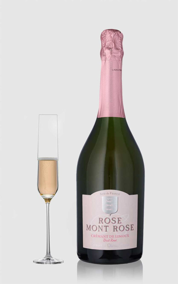Cremant De Limoux Brut Rose Mont Rose Domaine de Montrose NV - Bottle Hero