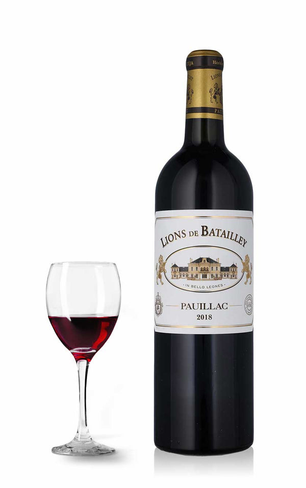 Pichon Comtesse, Lions De Batailley Pauillac 2. vin Ch. Batailley Trækasse 2018 - Bottle Hero