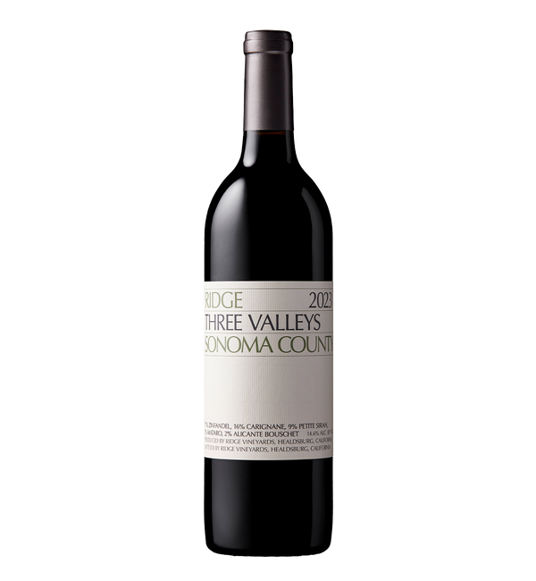 Ridge Vineyards Three Valleys 2023 - Bottle Hero