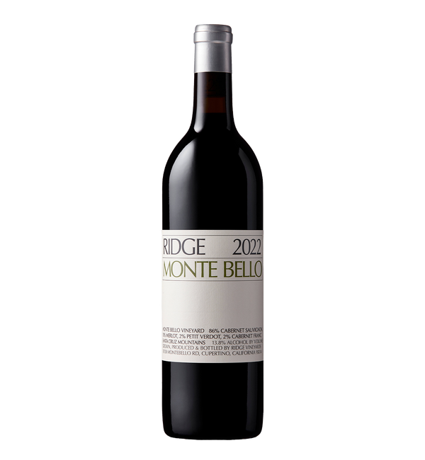 Ridge Vineyards Monte Bello 2022 - Bottle Hero