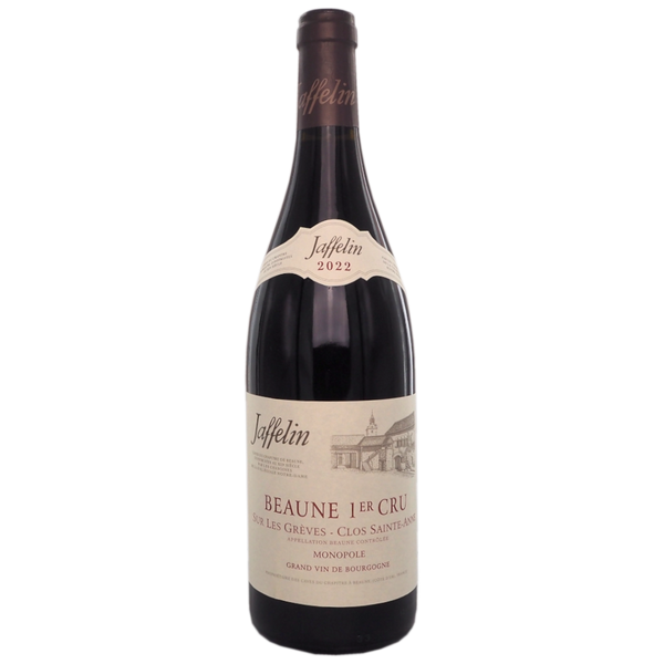 Jaffelin Beaune Rouge 1er Cru "Sur Les Grèves - Clos Sainte Anne" Monopole 2022 - Bottle Hero