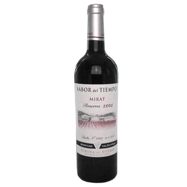 MIRAT Valdevinas Reserva EL SABOR Ribera Duero 2001 - Bottle Hero