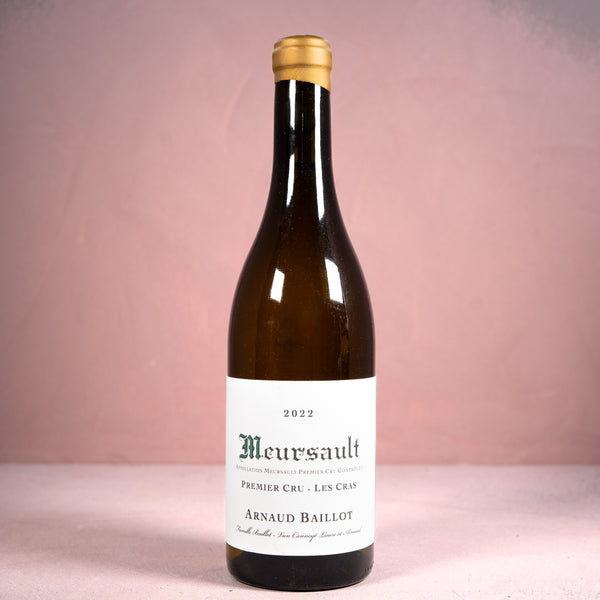 Domaine Arnaud Baillot, Meursault 1er Cru Les Cras 2022 - Bottle Hero