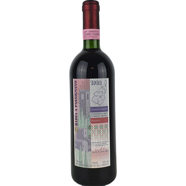 Antinori Badia Passignano 1988 - 0,75l - Bottle Hero