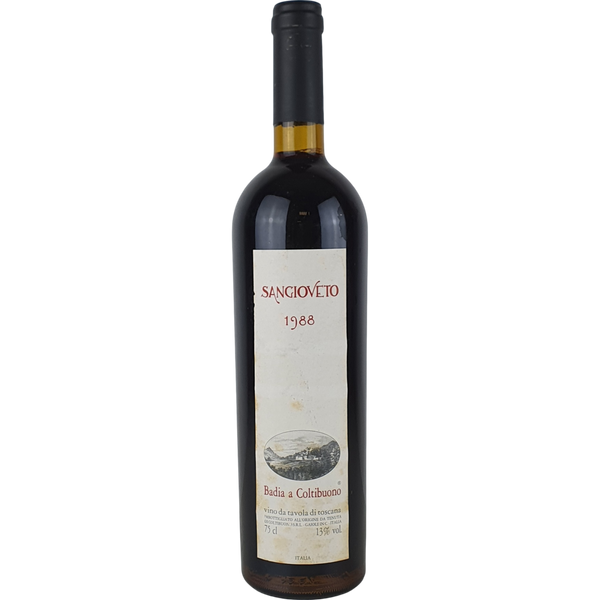 Coltibuono Sangioveto 1988 - 0,75l - Bottle Hero