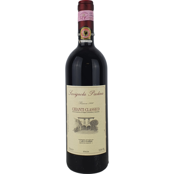Savignola Paolina Chianti Classico Riserva 1990 - 0,75l - Bottle Hero