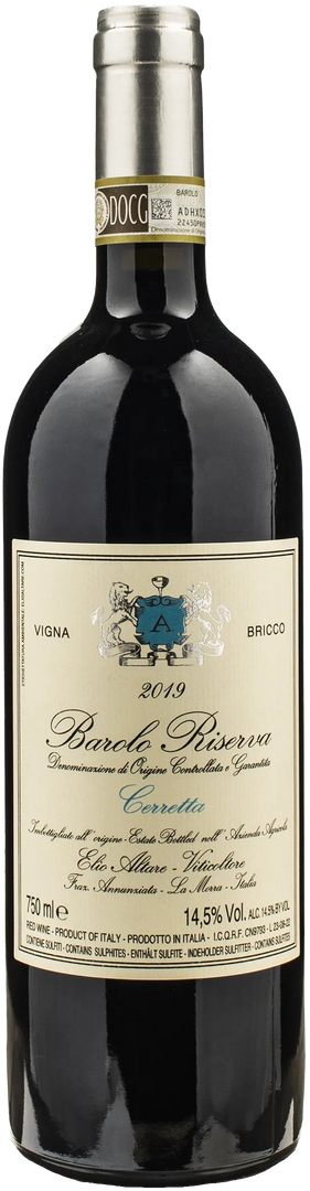 Altare Elio Barolo Cerretta Vigna Bricco Riserva 2019