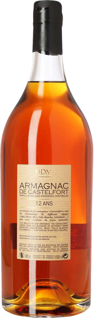 Bas Armagnac Pot 12 års, Castelfort, Nogaro, 1,5 l.