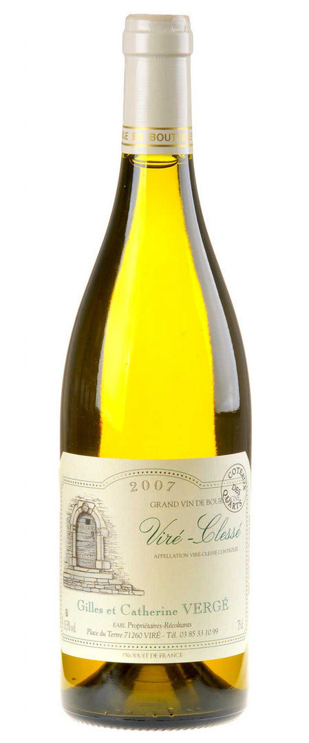 Gilles & Catherine Vergé Viré-Clessé Coteaux des Quarts 2007 white - Bottle Hero