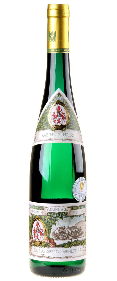 Maximin Grünhaus Riesling Abtsberg Kabinett Nr 50 2022 Versteigerung white - Bottle Hero