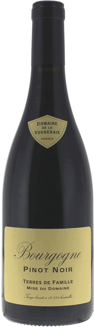 Bourgogne Pinot Noir Terres De Famille Domaine Vougeraie, 2023 - Bottle Hero