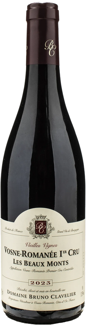 Bruno Clavelier Vosne Romanee 1er Cru Les Beaux Monts 2023