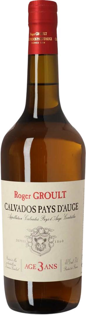 Calvados 3 år, Roger Groult, Clos de la Hurvanière, Pays d'Auge