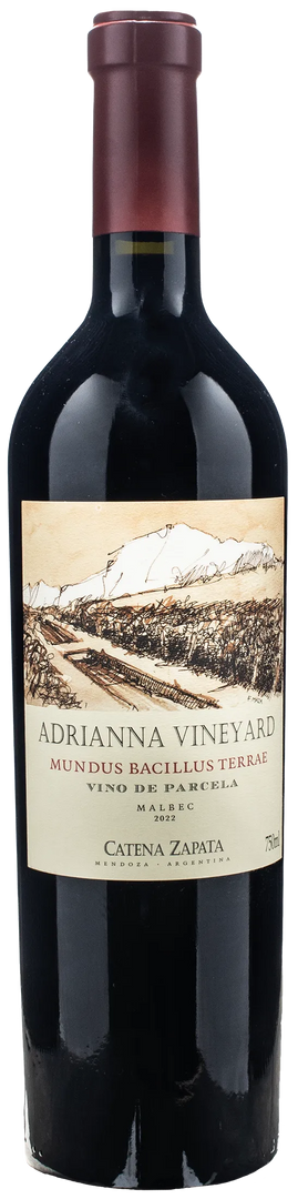 Catena Zapata Adrianna Vineyard Mundus Bacillus Terrae Malbec 2022 - Bottle Hero