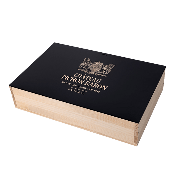 Château Pichon-Longueville Baron Black Gift Box 2014, 2015, 2016 - Bottle Hero