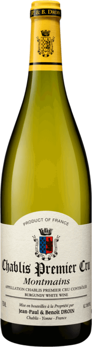 Chablis 1er Cru Montmains Domaine Droin, 2023 - Bottle Hero