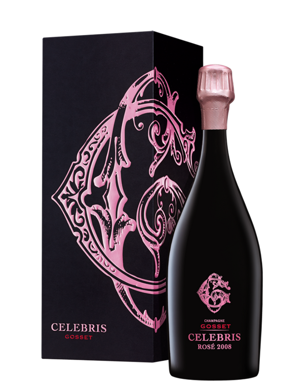 Champagne Gosset, Champagne Celebris Rosé Brut in Giftbox 2008 - Bottle Hero