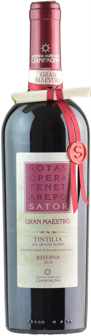 Cianfagna Sator Gran Maestro Tintilia Riserva 2018