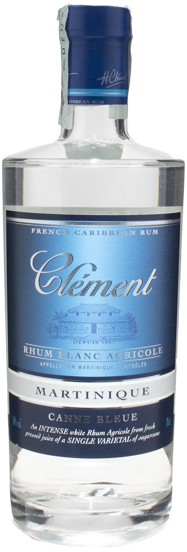 Clement Rhum Blanc Agricole Canne Bleue 0.7L - Bottle Hero