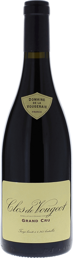 Clos Vougeot Grand Cru Domaine Vougeraie, 2023 - Bottle Hero