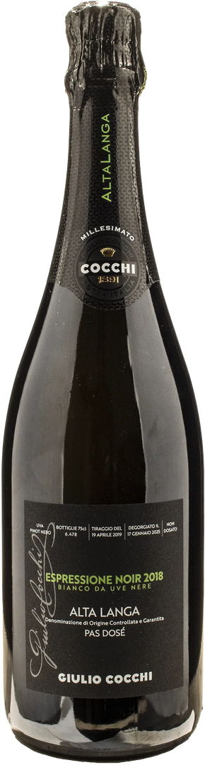 Cocchi Alta Langa Espressione Noir Pas Dose 2018