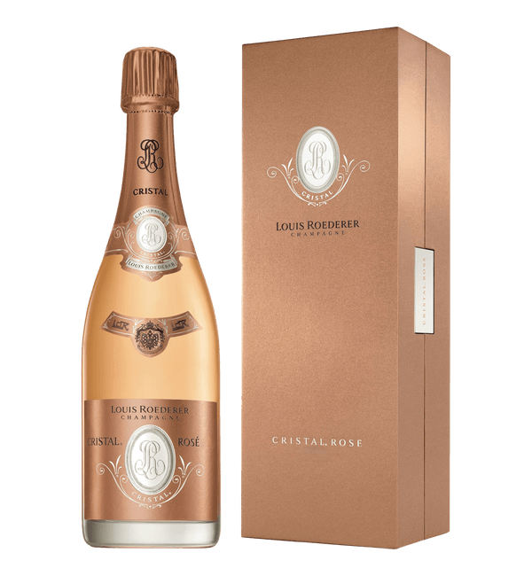 Louis Roederer Cristal Rosé 2002 i gaveæske - Bottle Hero