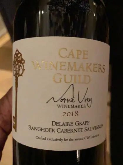 CWG Delaire Graff Estate Banghoek Cabernet Sauvignon 2018 - Bottle Hero