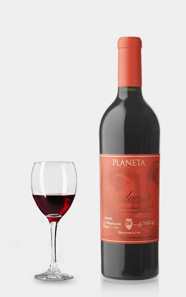 Didacus Rosso Wooden Box Sicilien Planeta 2018 - Bottle Hero