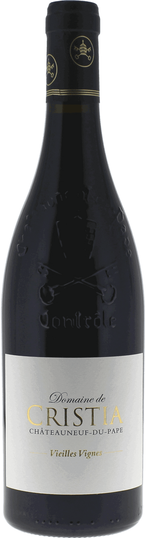 Domaine De Cristia Vieilles Vignes Châteauneuf-Du-Pape - Magnum 1,5L, 2022 - Bottle Hero