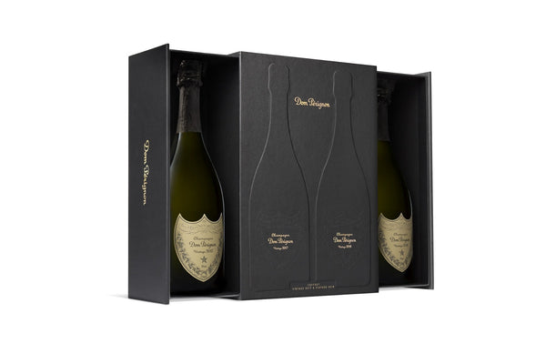 Champagne Dom Perignon Duo Vintage 2017 & 2018 in Giftbox - Bottle Hero