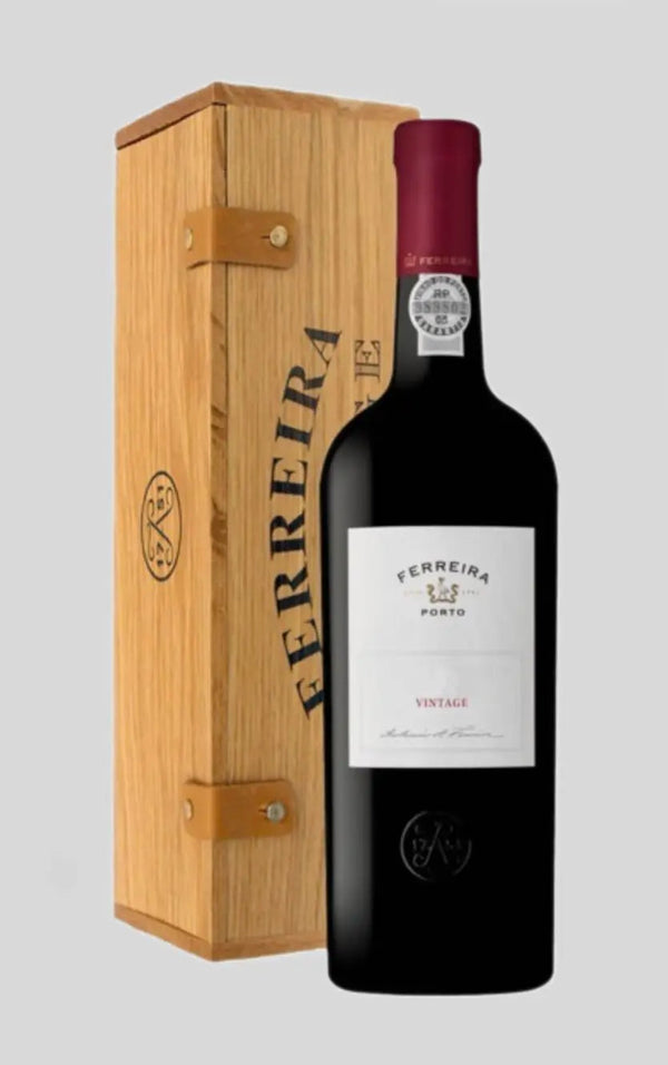 Ferreira, Vintage Port i trækasse 2016 - Bottle Hero