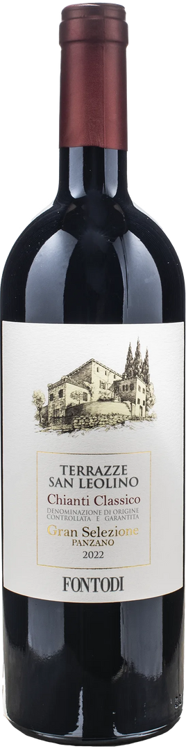 Fontodi Chianti Classico Gran Selezione Panzano Terrazze di San Leolino 2022 - Bottle Hero