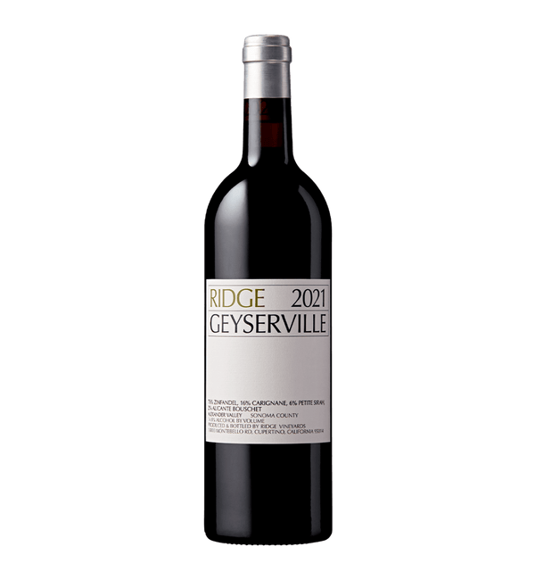 Ridge Vineyards Geyserville 2021 - Bottle Hero