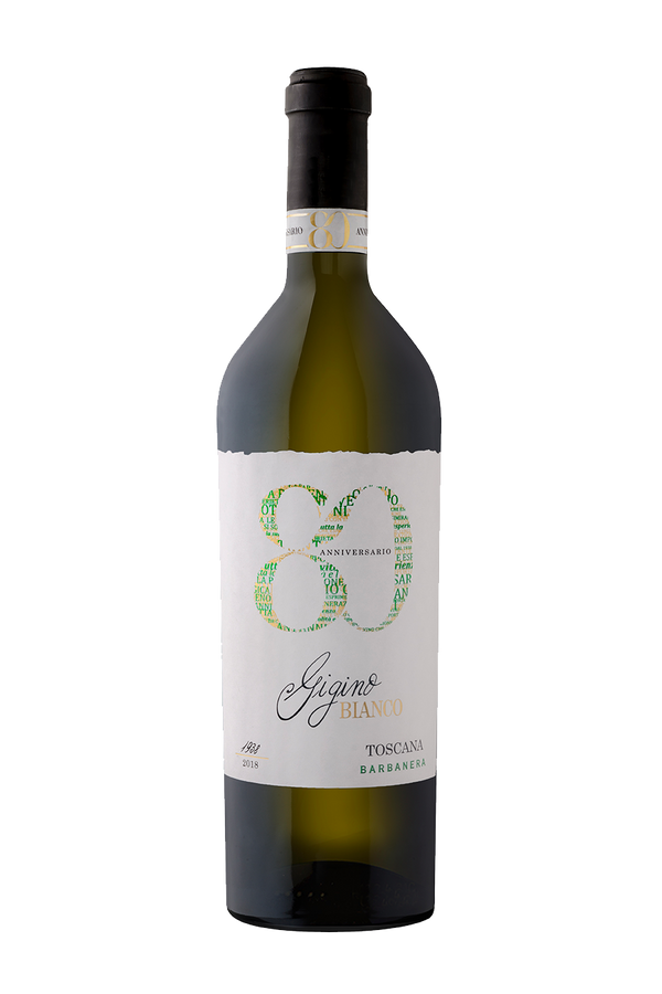 Barbanera, Gigino 80 Anniversario Bianco 2024 White - Bottle Hero