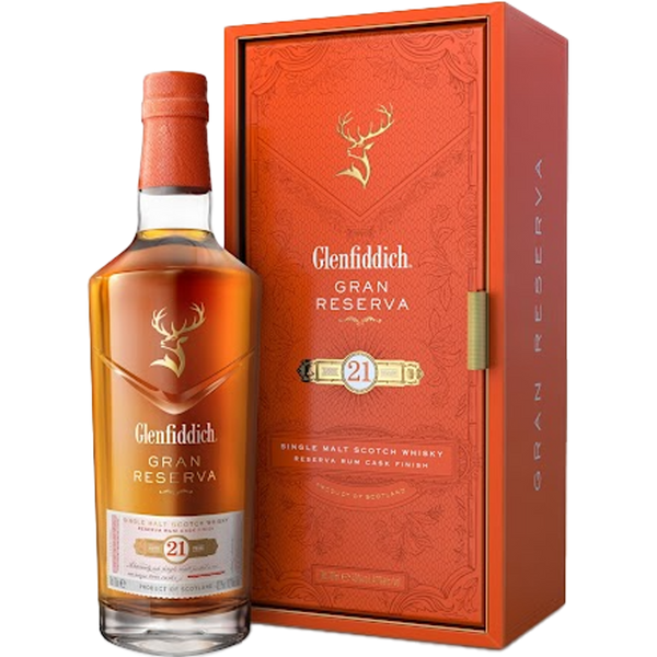 Glenfiddich, GLENFIDDICH 21 Y.O. GRAN RESERVA RUM CASK FINISH - Bottle Hero