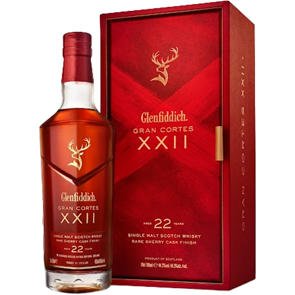 Glenfiddich, GLENFIDDICH 22 Y.O. GRAN CORTES - Bottle Hero