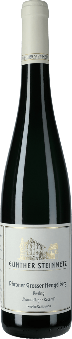 2023 Günther Steinmetz Riesling Dhroner Grosser Hengelberg Reserve Monopollage - Bottle Hero