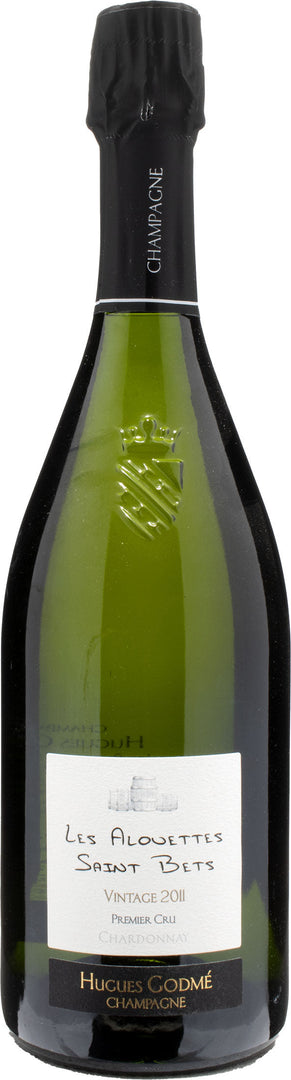 Hugues Godme Champagne 1er Cru Les Alouettes Saint Bets Extra Brut Chadonnay Vintage 2011