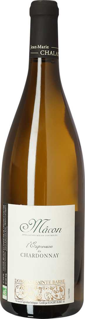 2023 l'Expression Mâcon, Chaland, Domaine Sainte Barbe - Bottle Hero
