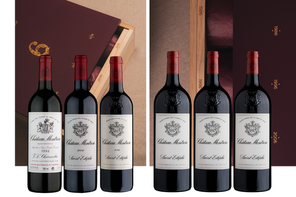 Château Montrose Trilogie 1996 / 2006 / 2016 Limited Edition Case - Bottle Hero