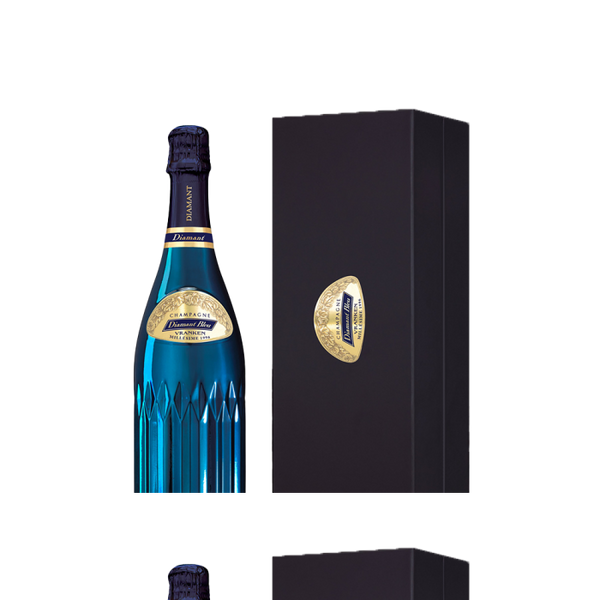 1996 Champagne Vranken Cuvée Diamant Blue in luxe coffret - Bottle Hero