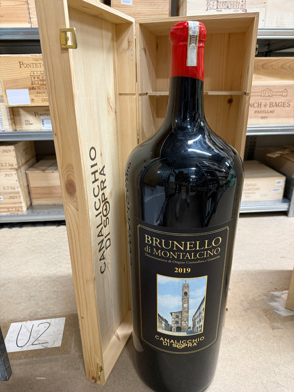 2019 Canalicchio di Sopra Brunello di Montalcino Balthazar (12 liter) - Bottle Hero