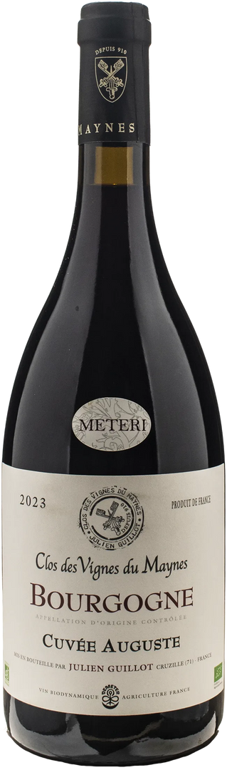 Julien Guillot Clos des Vignes du Maynes Bourgogne Rouge Cuvee Auguste 2023 - Bottle Hero