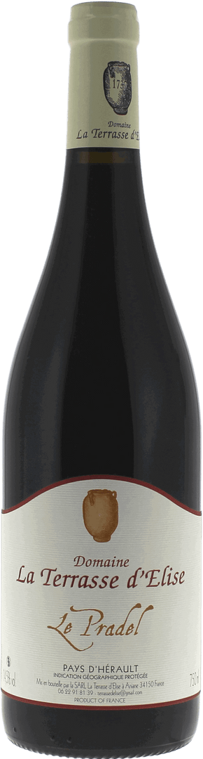 La Terrasse D'elise Pradel Igp Pays D'herault, 2023 - Bottle Hero