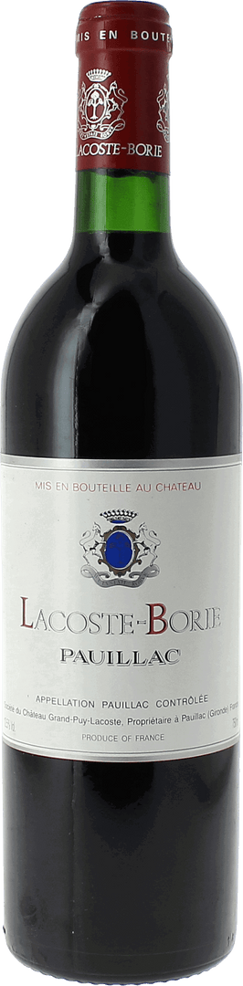 Lacoste Borie 2ème Vin De Pontet Canet Pauillac, 1995 - Bottle Hero