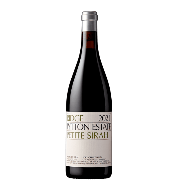 Ridge Vineyards Petite Sirah Lytton Estate 2021 - Bottle Hero