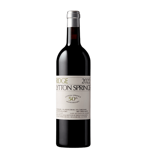 Ridge Vineyards Lytton Springs 2022 - Bottle Hero