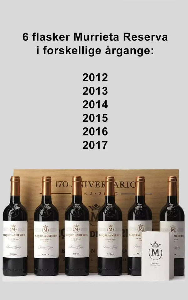 Marques de Murrieta, Reserva 2012-2017 i trækasse 2017 - Bottle Hero