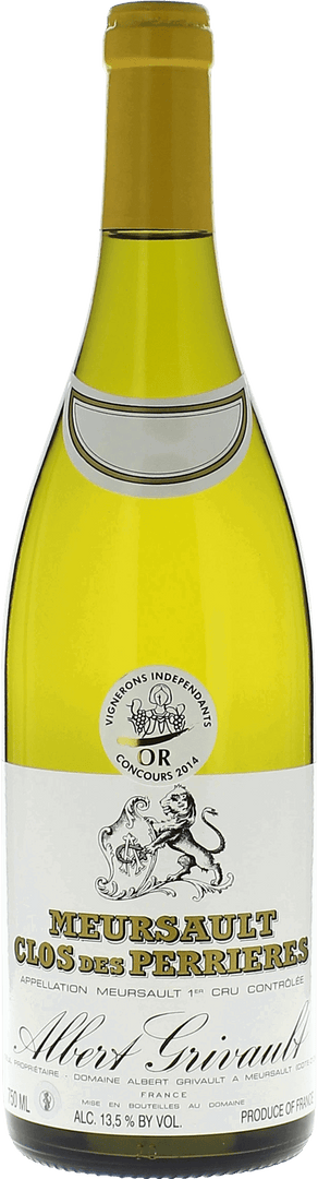 Meursault Clos Des Perrières 1er Cru Domaine Grivault Albert, 1999 - Bottle Hero